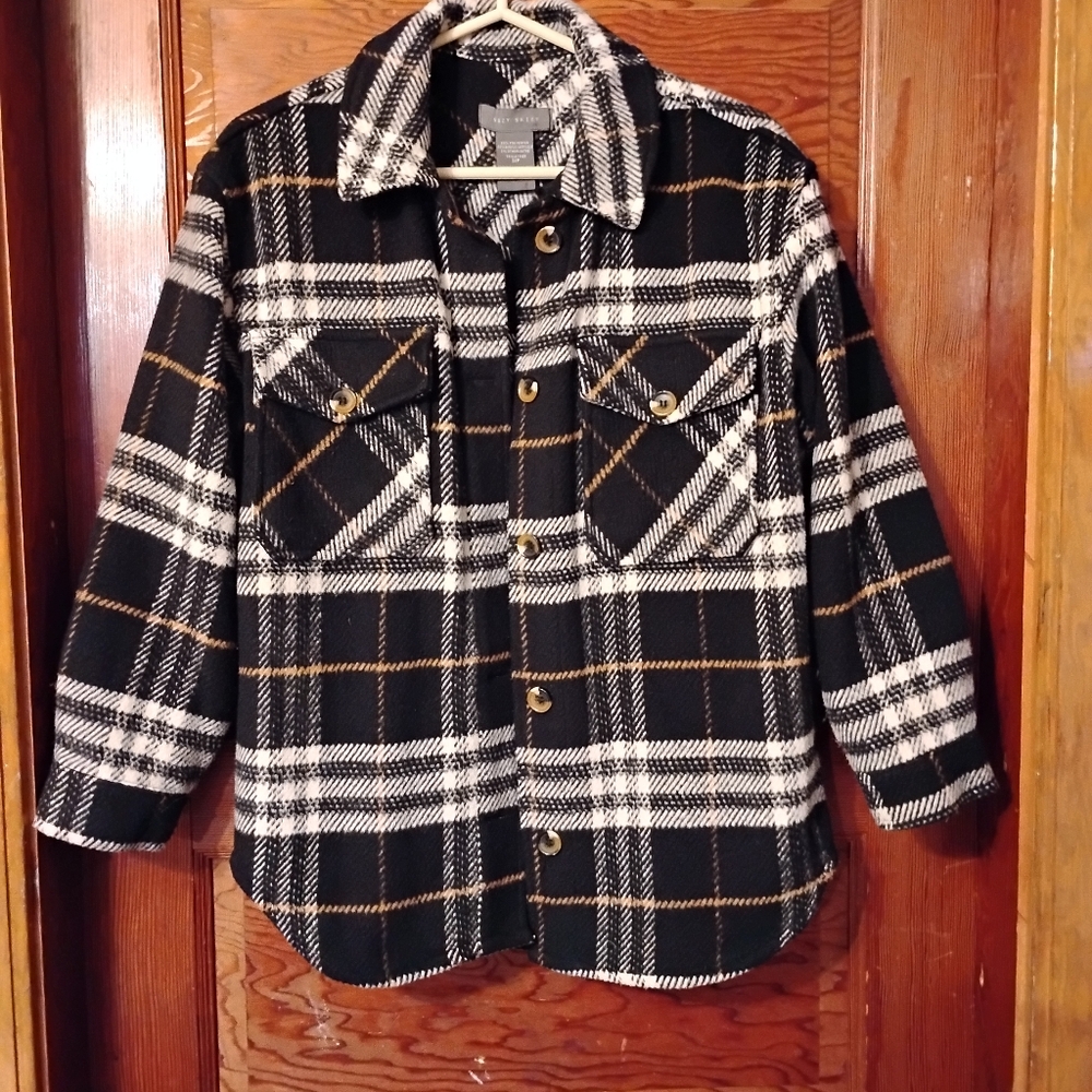 Size Small Black And White Jacket